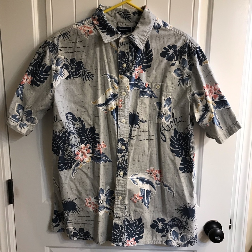 🌴 Croft&Barrow Hawaiian Shirt - Picture 2 of 8